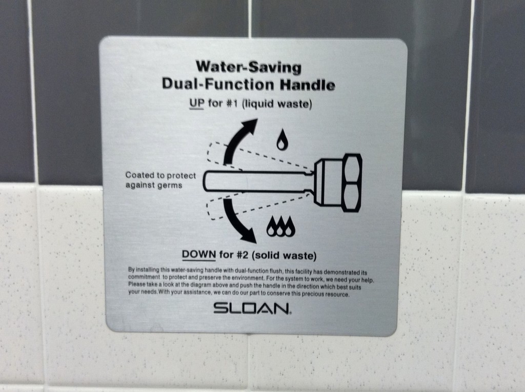 water-saving multi-flush